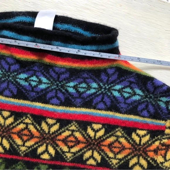 Rainbow Pattern Wool Sweater - Picture 10 of 15